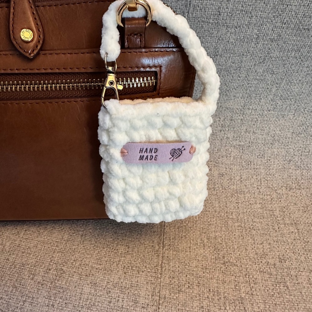 Cozy handmade AirPods holder